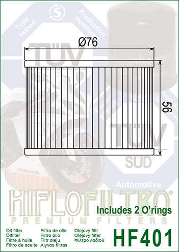 Hiflo - HF401 Oil Filter