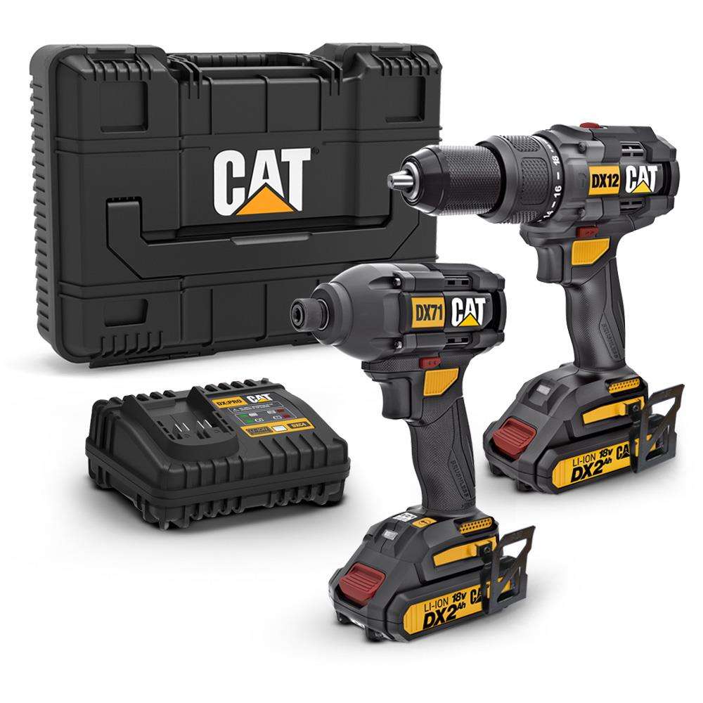 CAT Hammer Drill & Impact Driver Combo Kit - DX12K