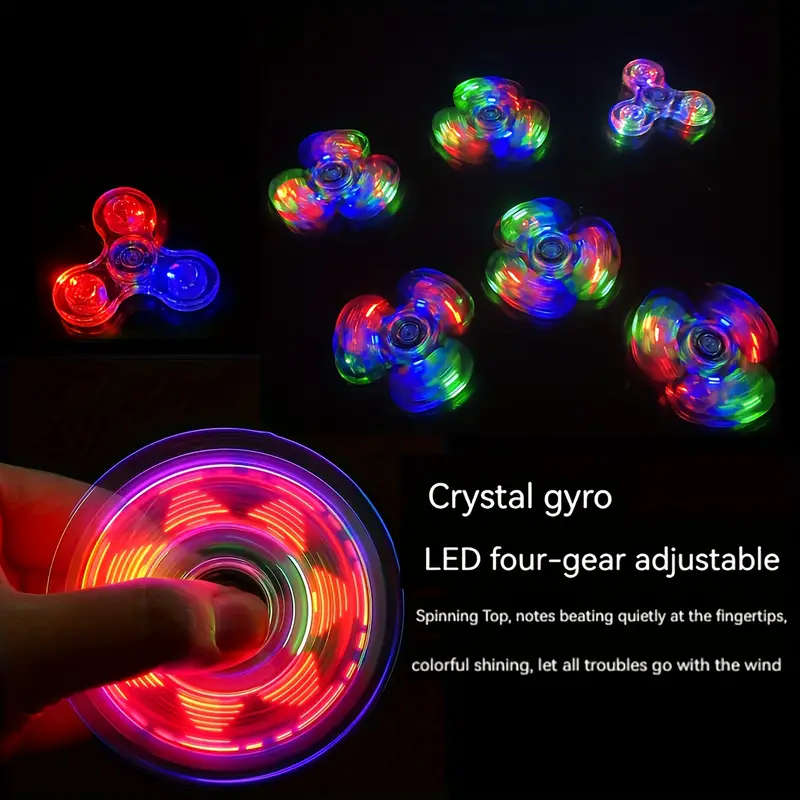 Luminous Gyroscope Light Fidget Spinner