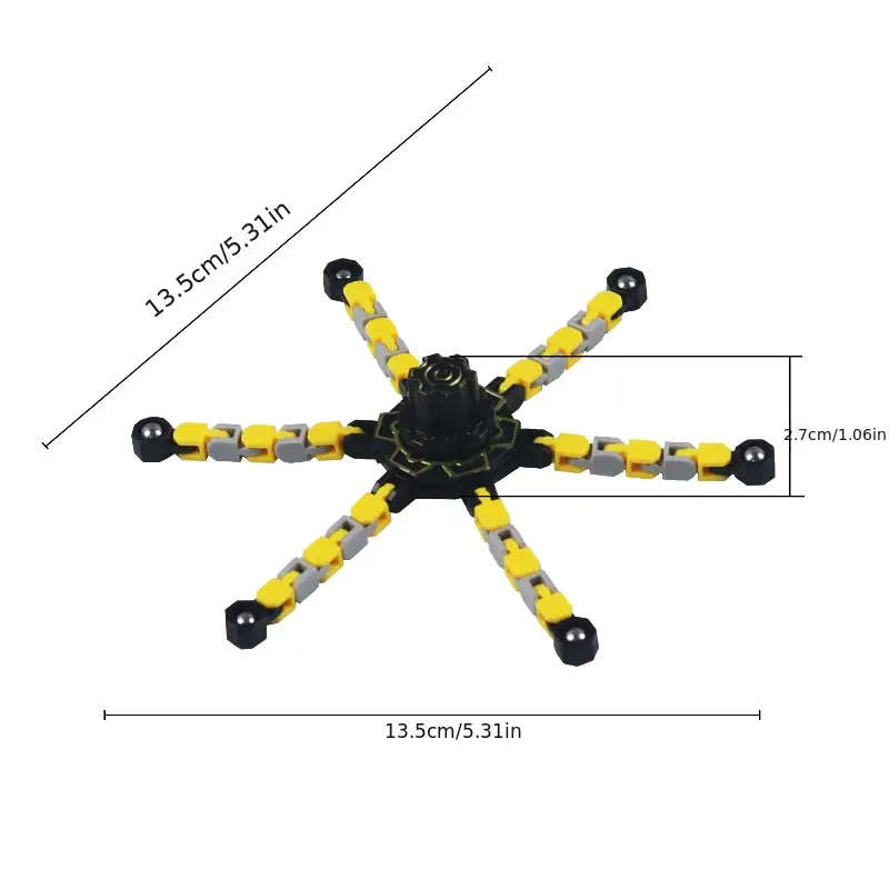 Mechanical Transformable Fidget Spinner