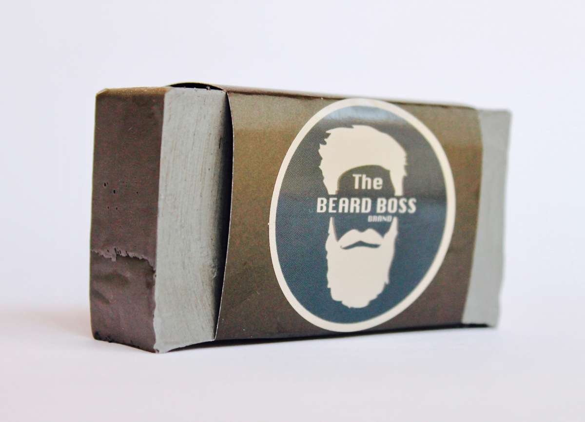 Charcoal and Clay Beard and Face Soap (100g)