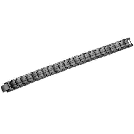 Magnetic Stainless Steel Therapy Bracelet - Black