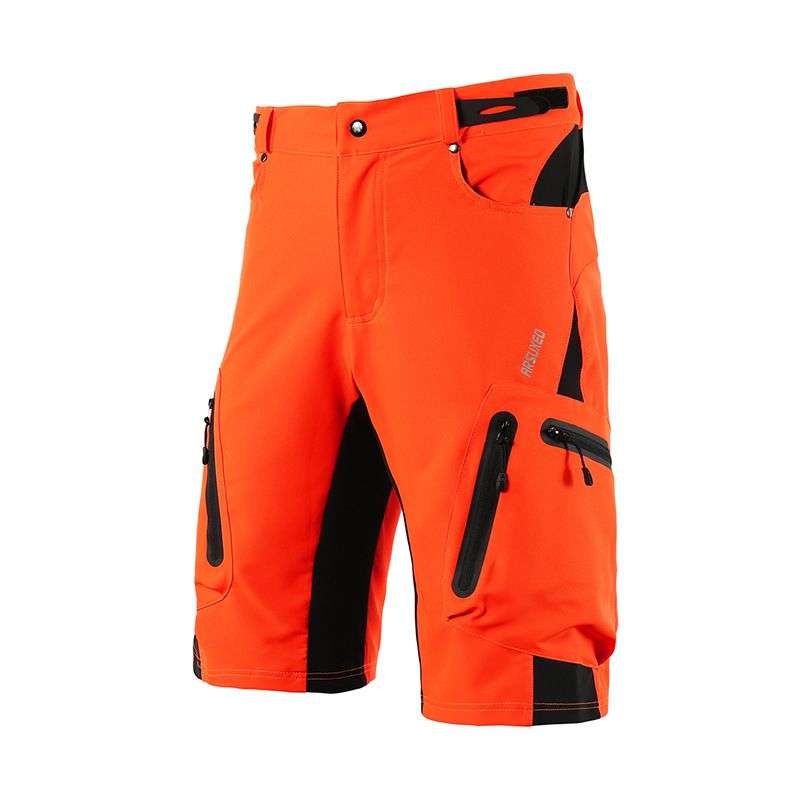 Men's Cycling Shorts - Arsuxeo - Orange / Xtra Xtra Large