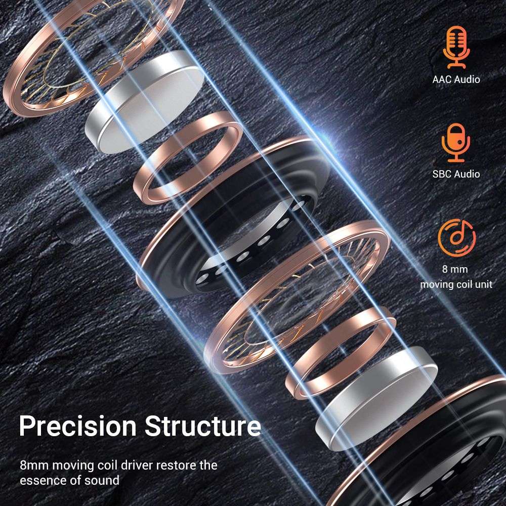 TWS Earphones TOPK T24