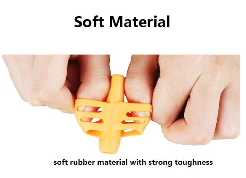 5 Pack Silicon Pen or Pencil Grip - Ergonomic Design, Unisex