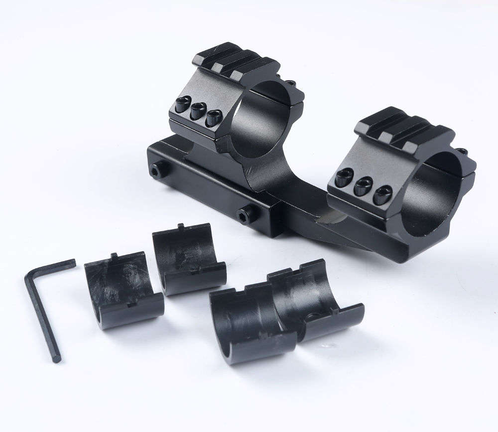 1"/30MM DOVETAIL MOUNT RING, OFFSET WITH PIC. CAPS