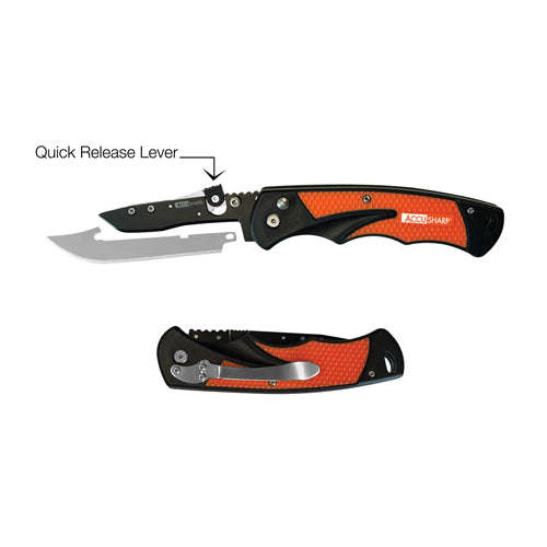 ACCUSHARP RAZOR KNIFE + 2 REPLACEMENT BLADES