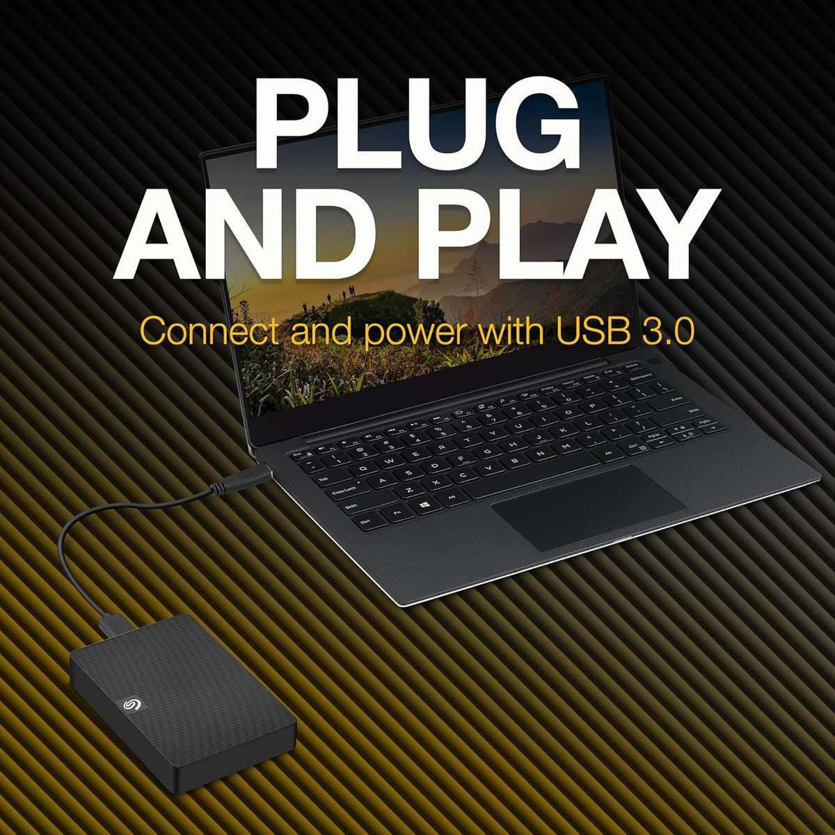 SEAGATE EXPANSION 4TB PORTABLE EXTERNAL HARD DRIVE