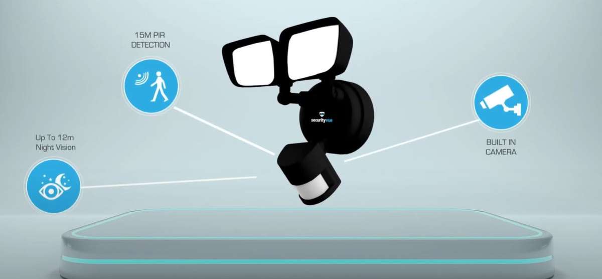 SECURITYVUE SMARTHOME FLOOD LIGHT & CAMERA - SMSL3