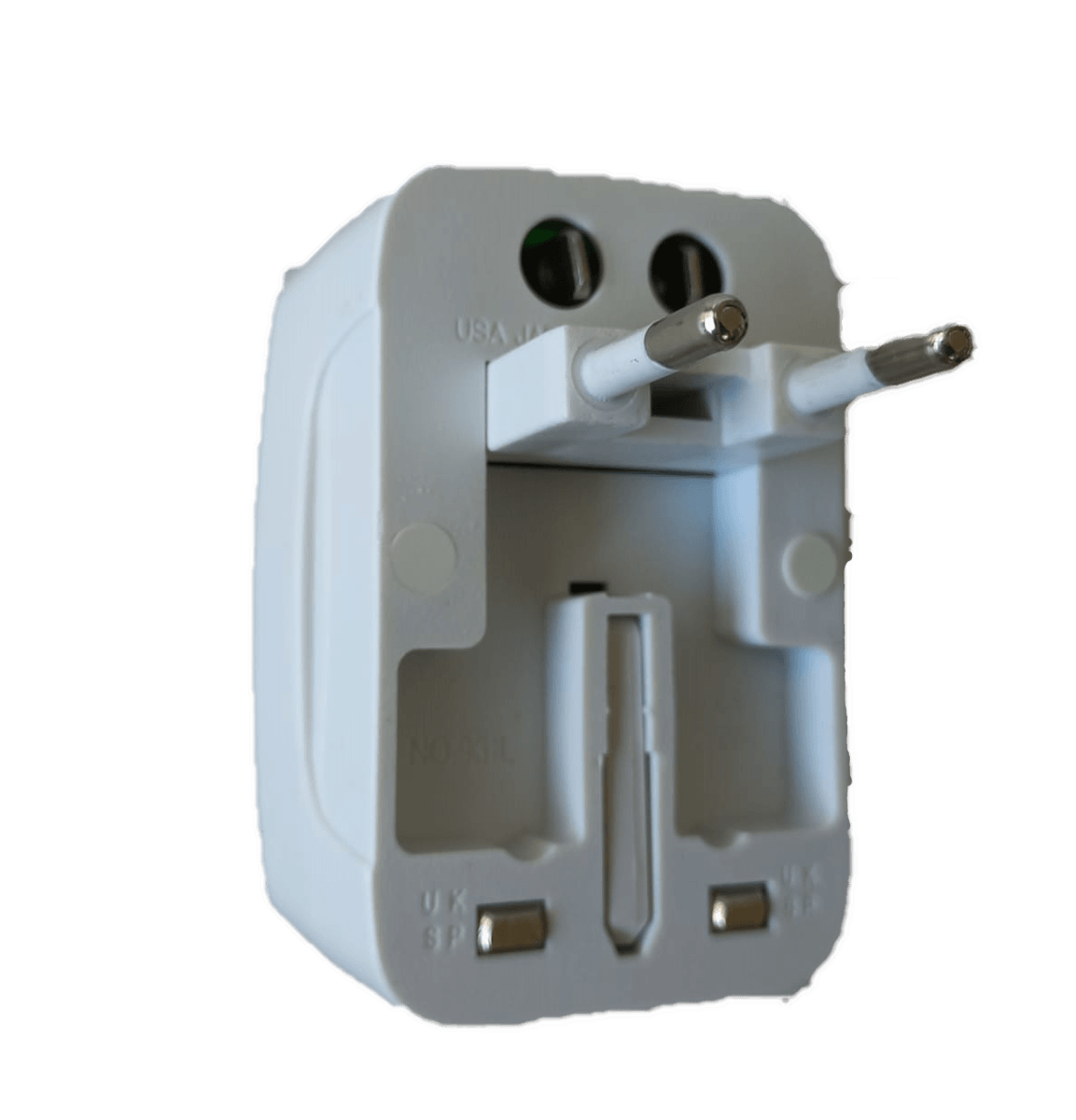ANDOWL UNIVERSAL TRAVEL ADAPTOR 2A UK/USA/EURO/AUS