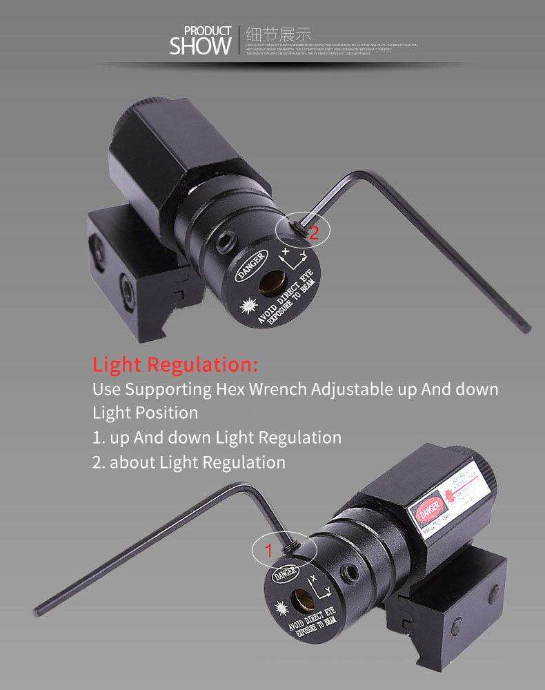 AT UNDERBARREL RED LASER DOT - PICATINNY