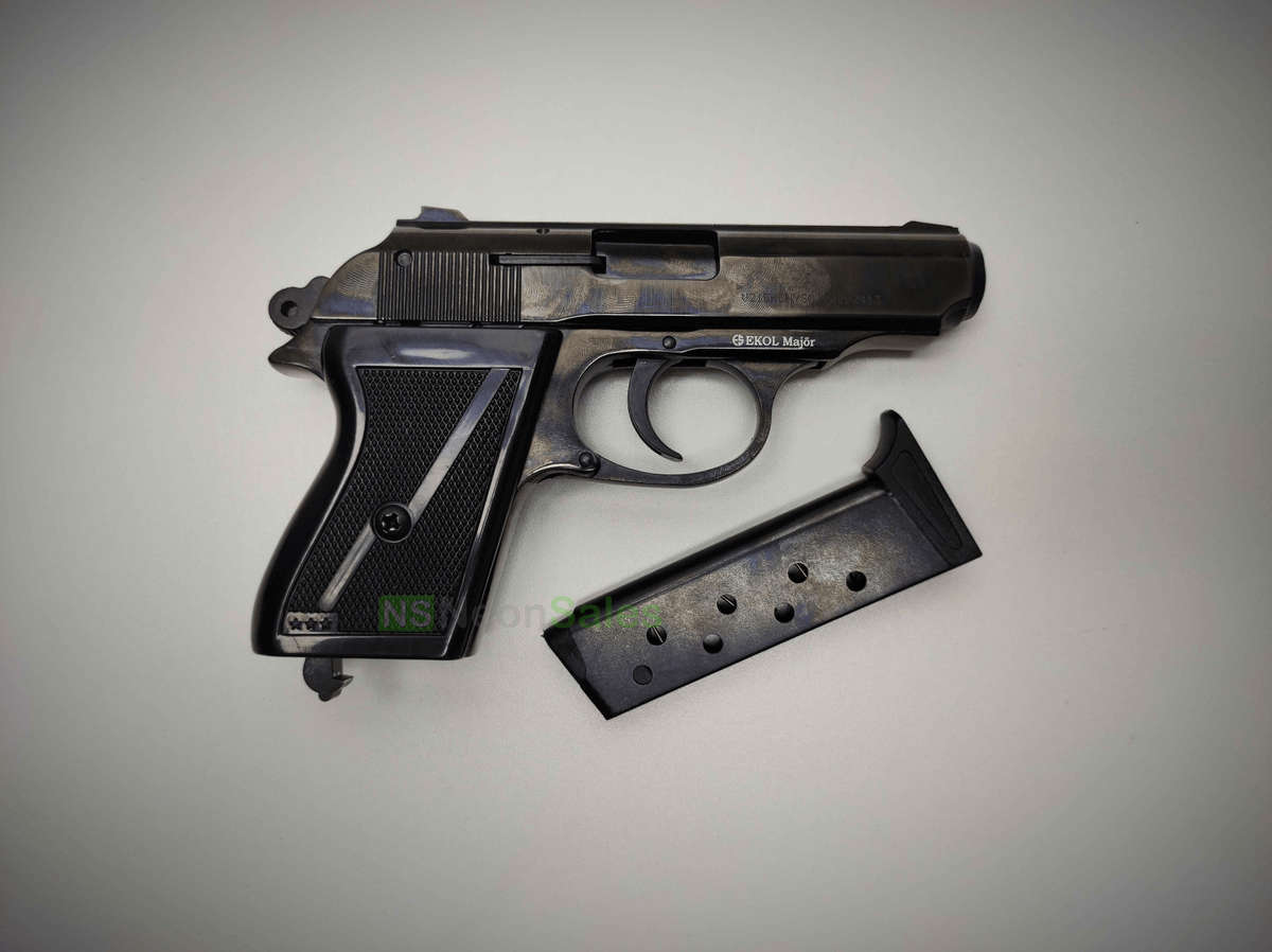 EKOL MAJOR (PM REPLICA) COMPACT BLANK GUN - BLUED