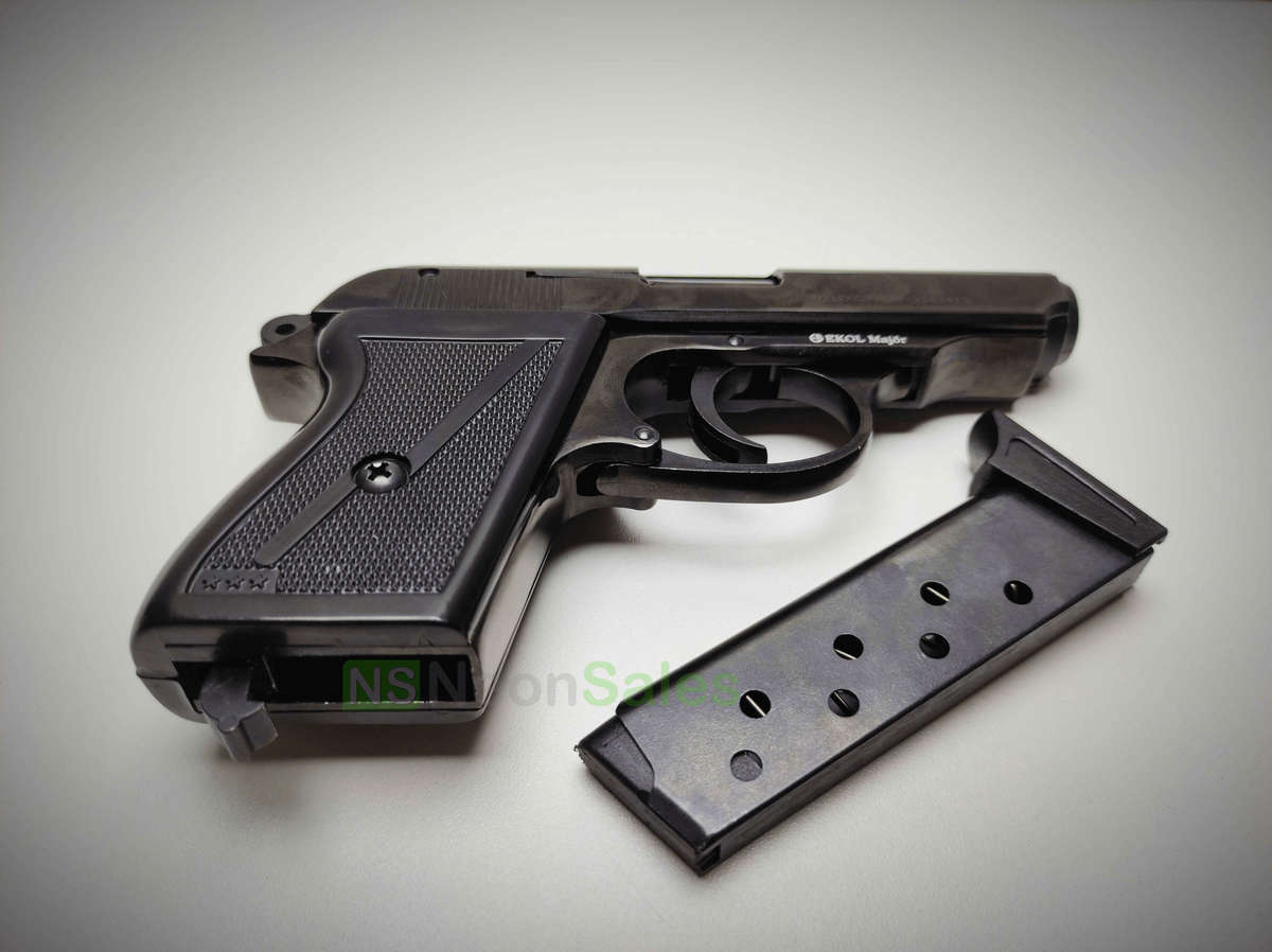 EKOL MAJOR (PM REPLICA) COMPACT BLANK GUN - BLUED