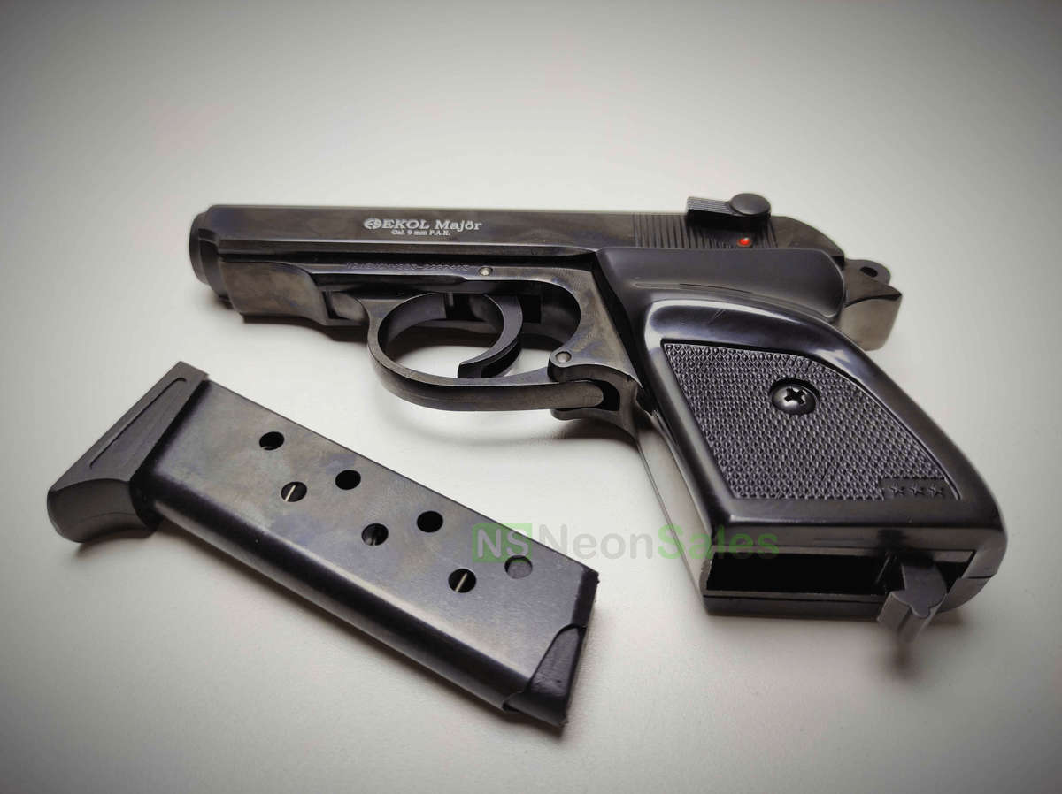 EKOL MAJOR (PM REPLICA) COMPACT BLANK GUN - BLUED