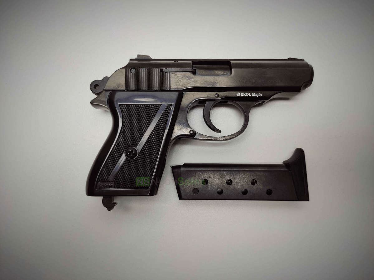 EKOL MAJOR (PM REPLICA) COMPACT BLANK GUN - BLUED