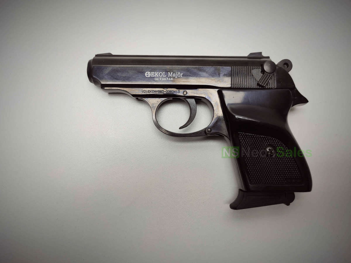 EKOL MAJOR (PM REPLICA) COMPACT BLANK GUN - BLUED