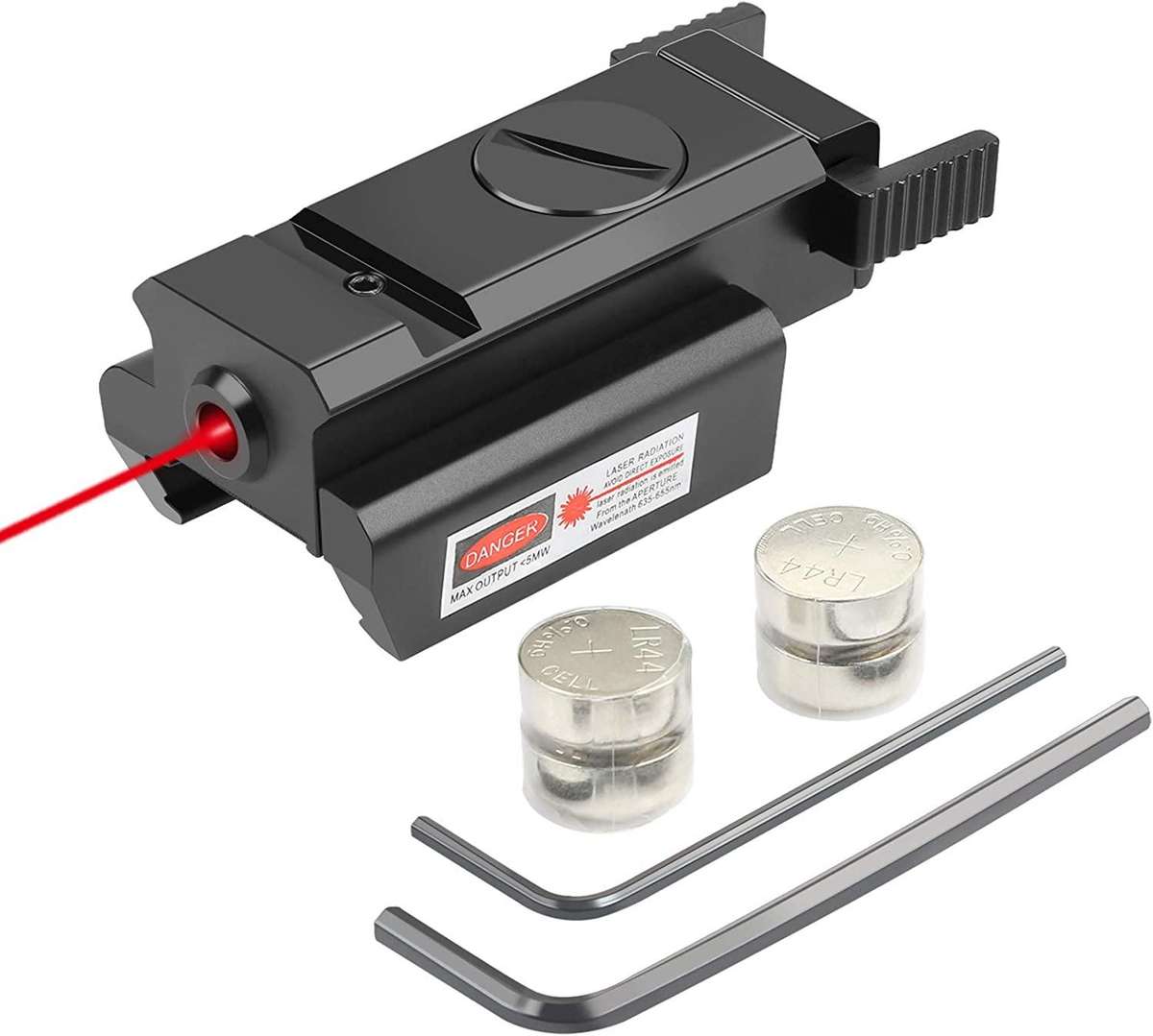 FLAT PROFILE LASER POINTER, PICTINNY MOUNTED