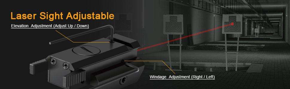 FLAT PROFILE LASER POINTER, PICTINNY MOUNTED