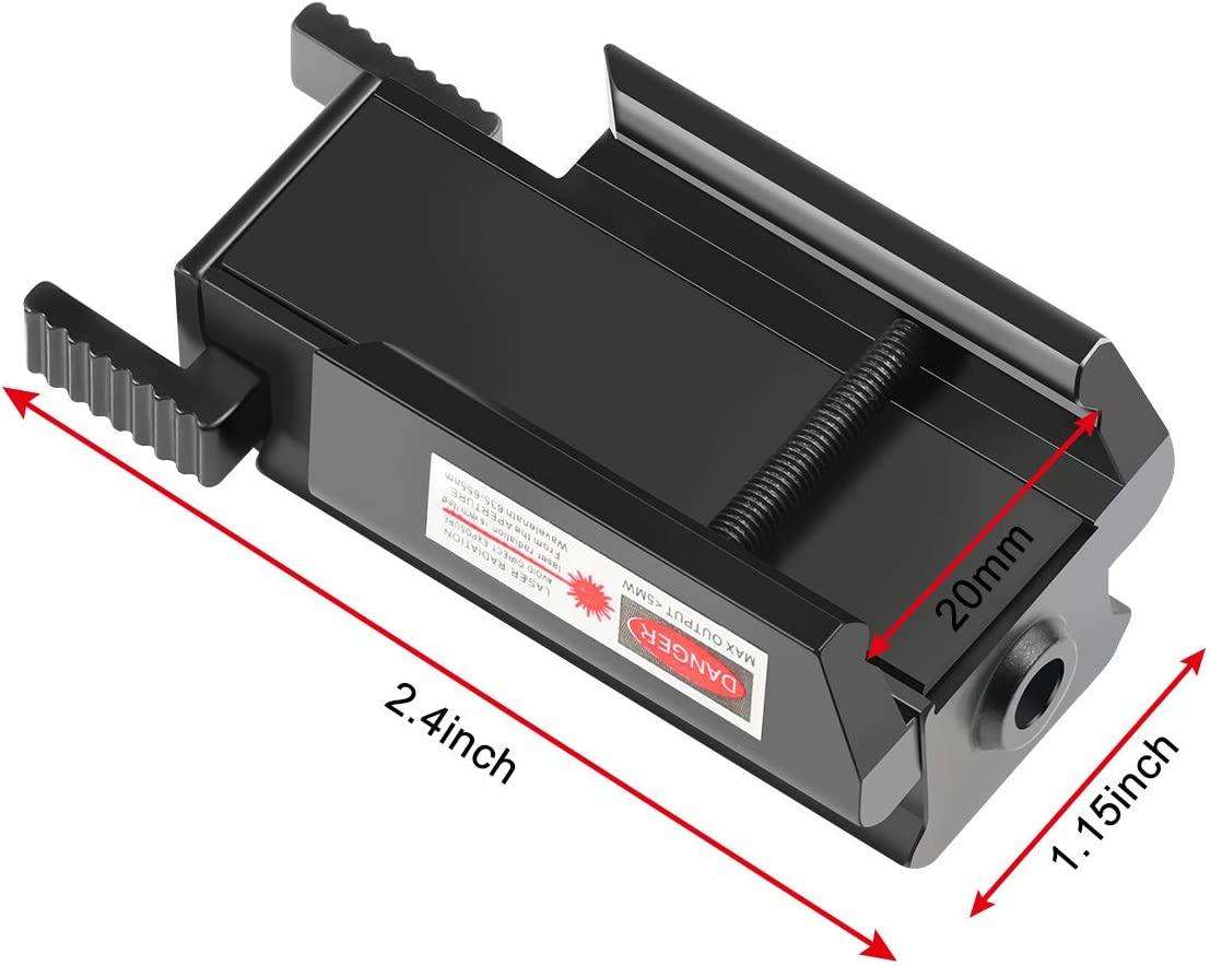 FLAT PROFILE LASER POINTER, PICTINNY MOUNTED