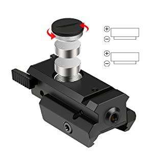 FLAT PROFILE LASER POINTER, PICTINNY MOUNTED