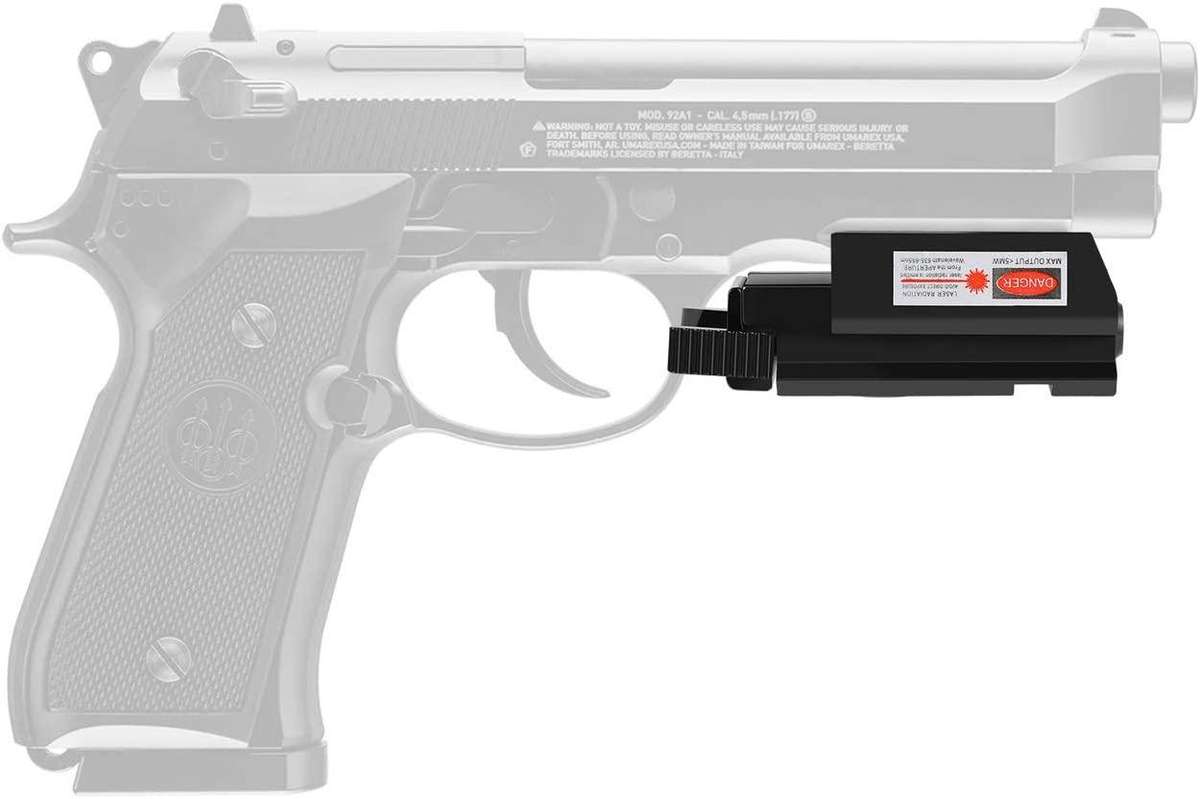 FLAT PROFILE LASER POINTER, PICTINNY MOUNTED