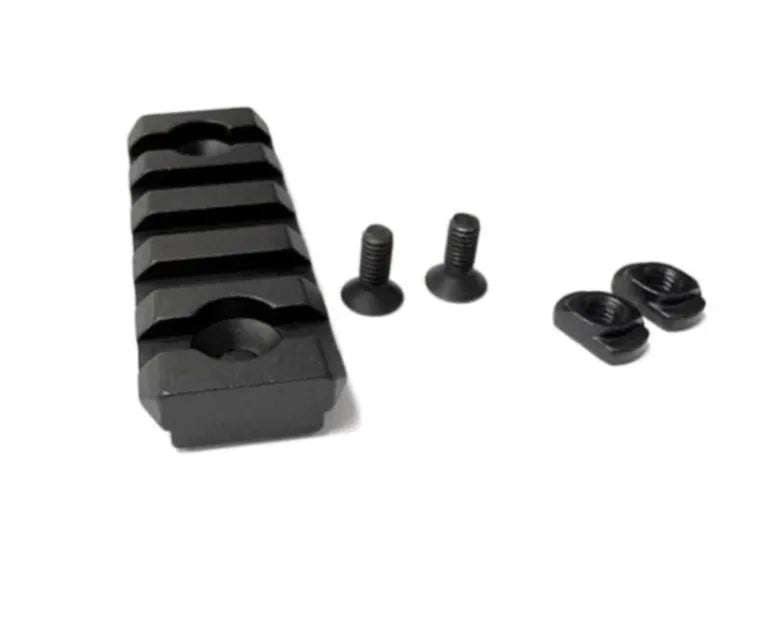 PICATINNY PERMA RAIL 57MM WITH MLOK NUT SET