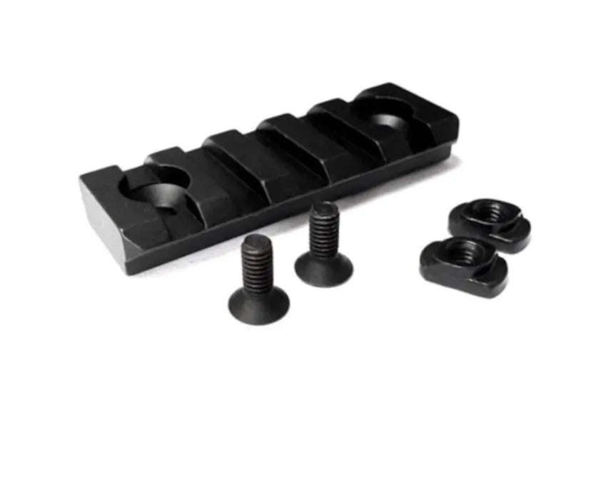 PICATINNY PERMA RAIL 57MM WITH MLOK NUT SET