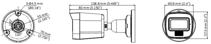 HIKVISION 2MP HYBRID WITH MIC - DS-2CE16D0T-LPFS