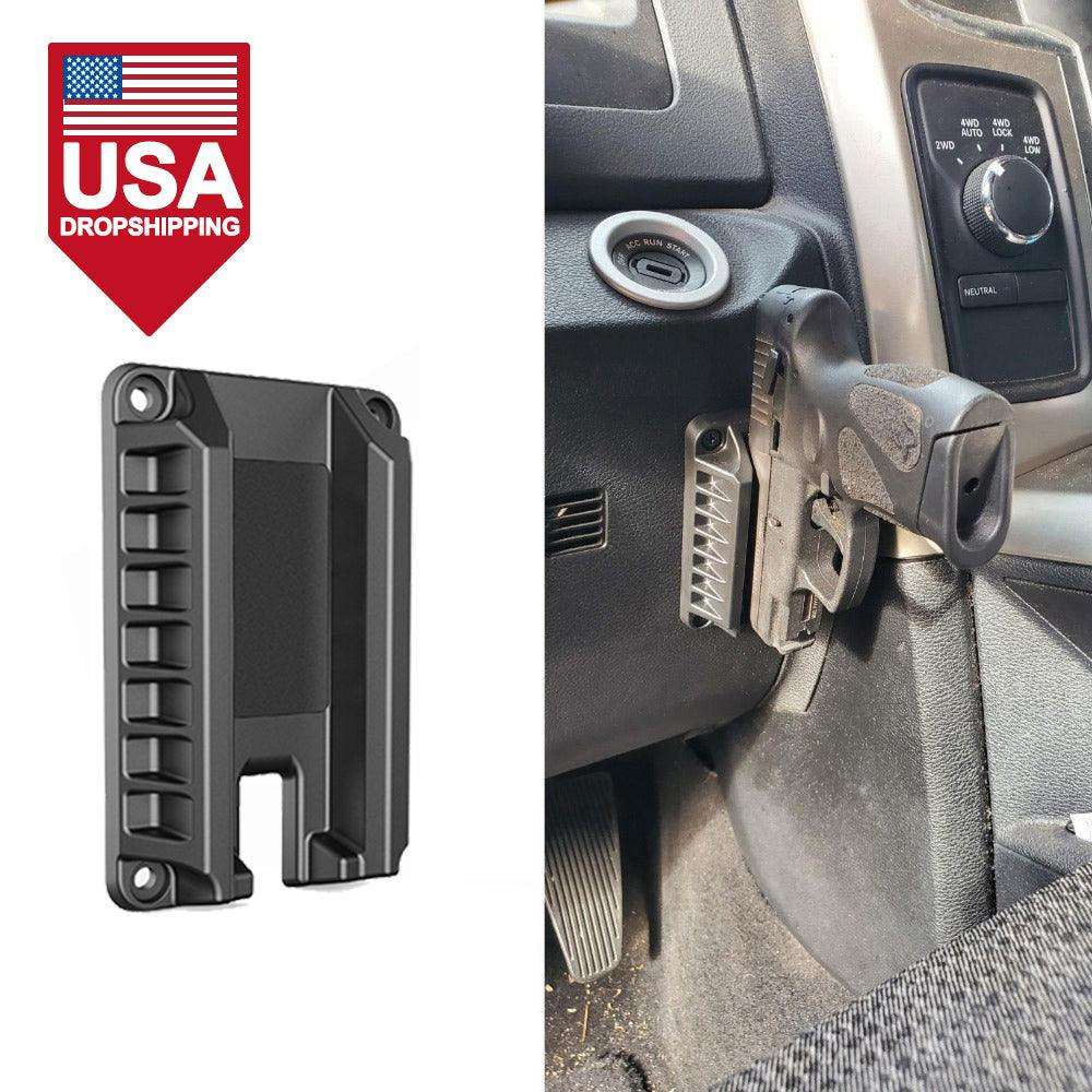 MAGNETIC PISTOL RETAINER /  PUSH-N-COCK BRACKET