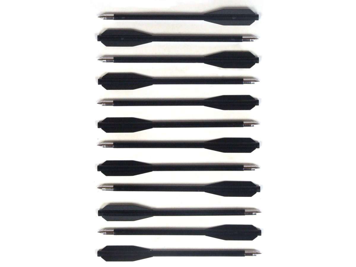 MANKUNG 6.5''PISTOL PLASTIC BOLTS (48 PACK)