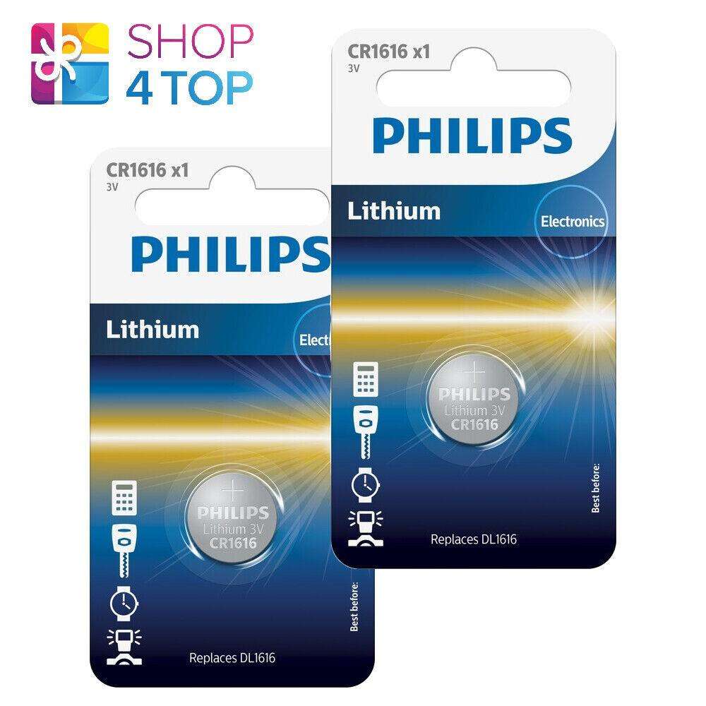 PHILIPS  LITHIUM COIN CELL (CR1616) - 3V