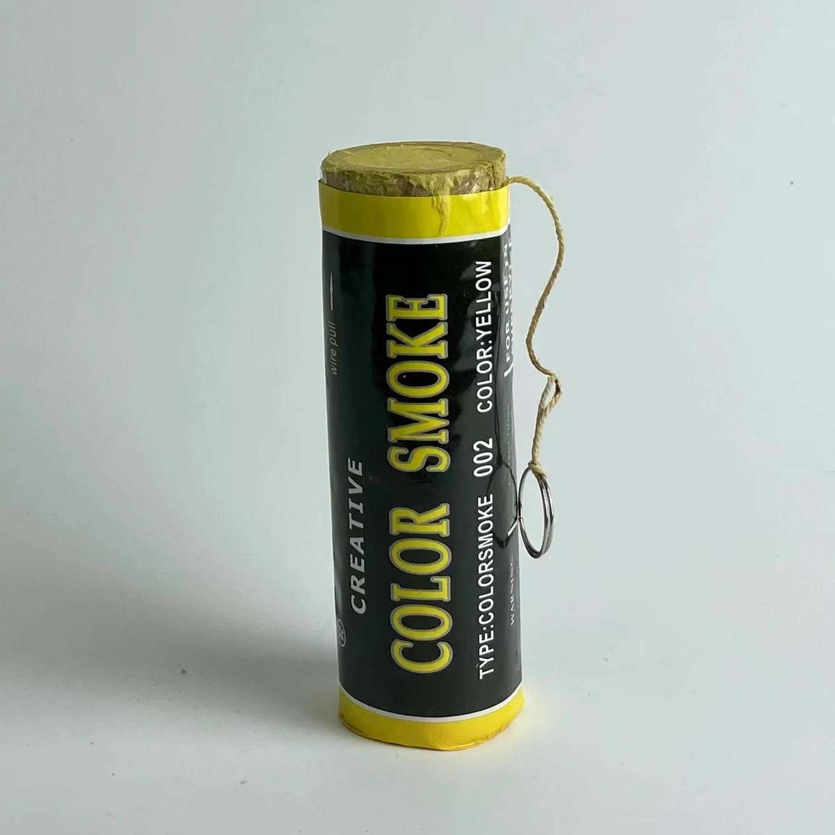 SMOKE GRENADE, SINGLE VENT (WP, 1 MINUTE) - YELLOW