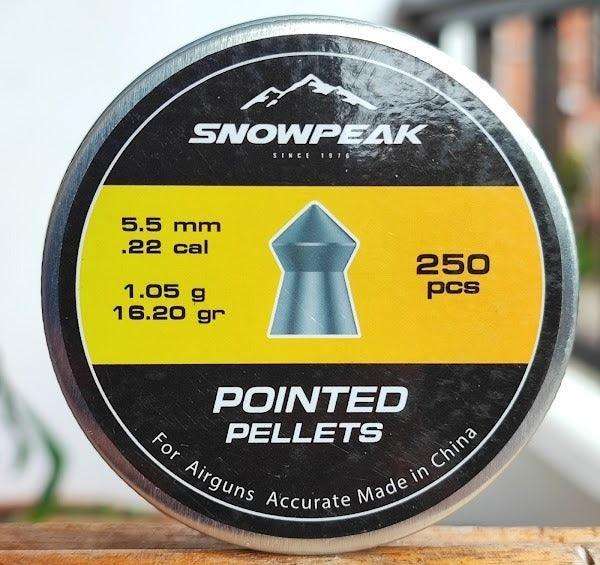 SNOWPEAK 5.5MM POINTED PELLETS (16.20GR) - 250'S