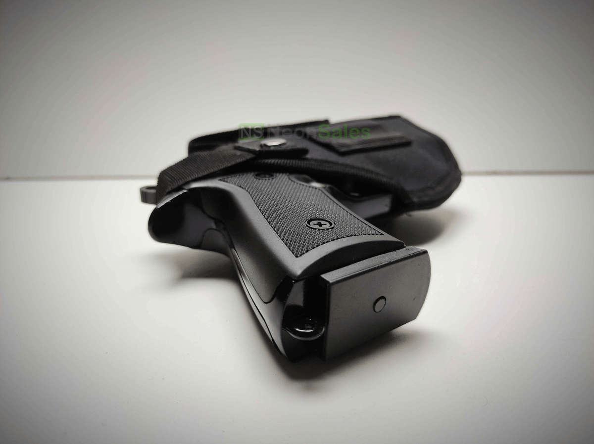 STELLO AR-9 BLANK GUN +10 BLANKS+ HOLSTER+ TEARGAS