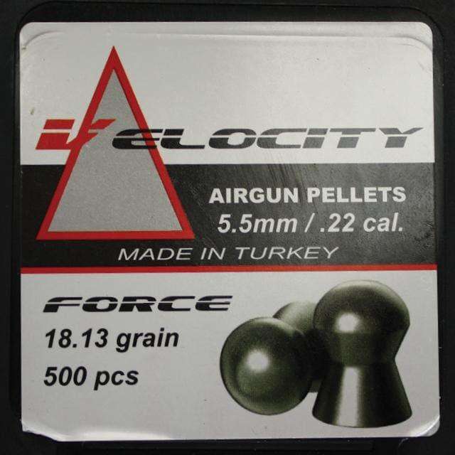 VELOCITY FORCE PELLETS .22 (18.13GR) - 500's