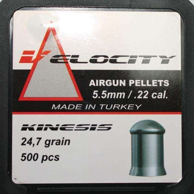 VELOCITY KINESIS PELLETS .22 CAL (24.7GR) - 500's
