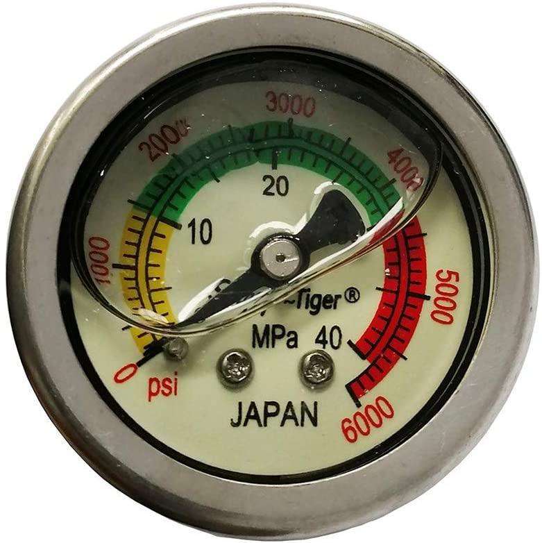 40MM, 200 BAR LIQUID-FILLED GUAGE, 1/8" BSP THREAD