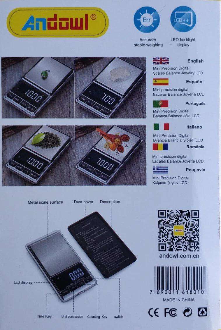 ANDOWL DIGITAL JEWELRY POCKET SCALE Q-D101