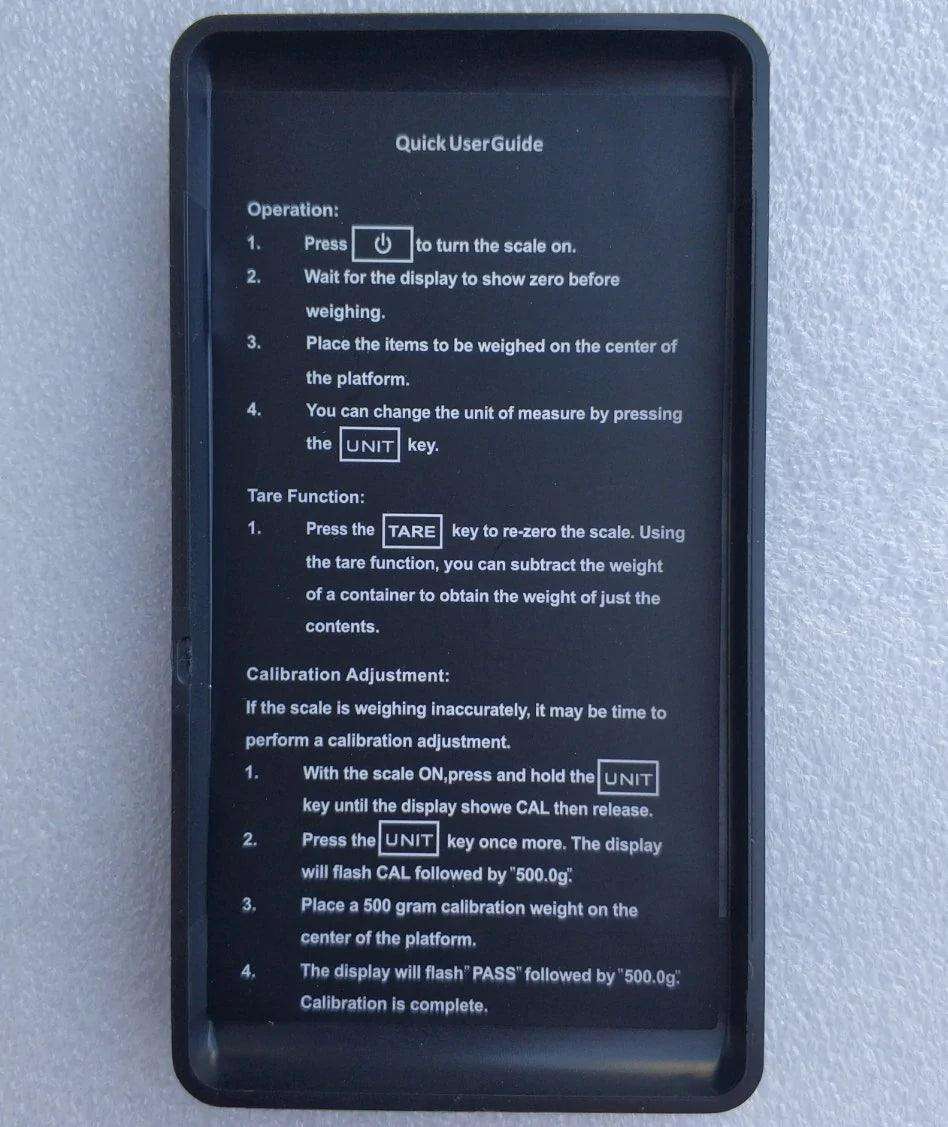 ANDOWL DIGITAL JEWELRY POCKET SCALE Q-D101