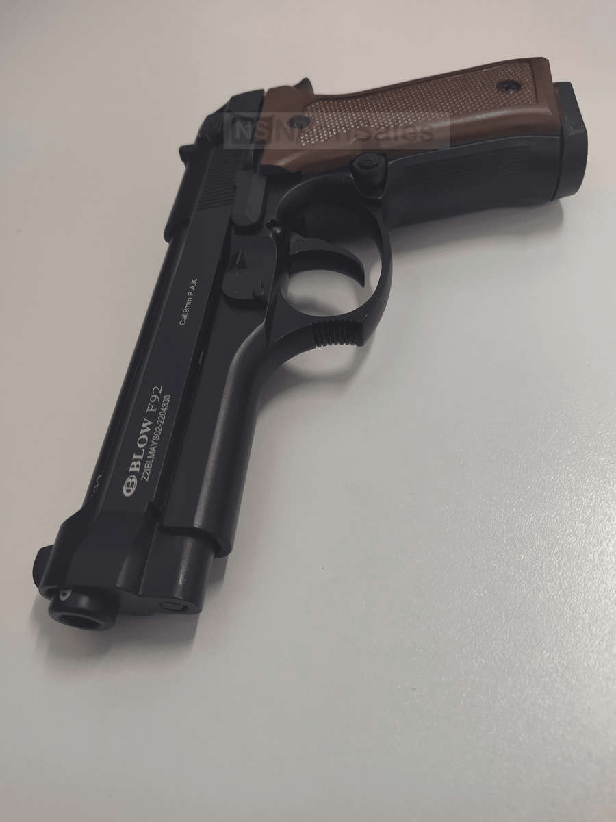 BLOW F92 BLANK GUN - BLACK/BROWN