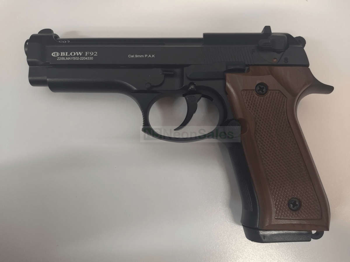 BLOW F92 BLANK GUN - BLACK/BROWN