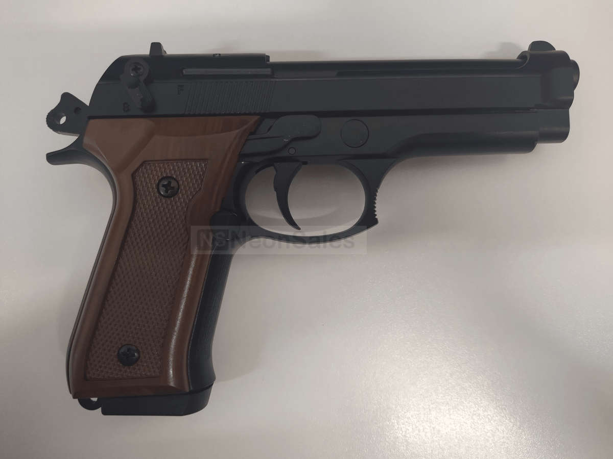 BLOW F92 BLANK GUN - BLACK/BROWN