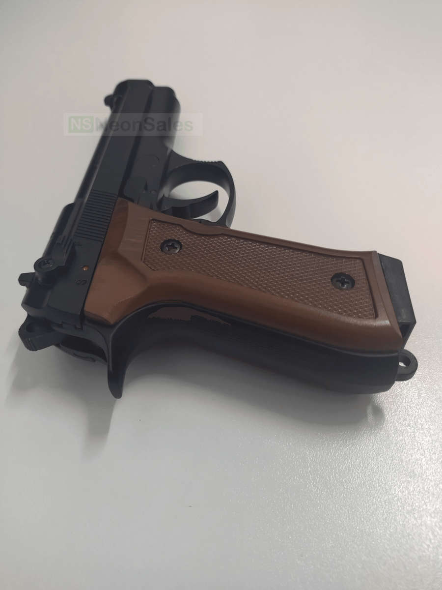 BLOW F92 BLANK GUN - BLACK/BROWN