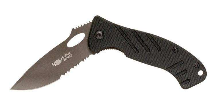 BUFFALO RIVER FOLDING KNIFE 3.5'' BLACK