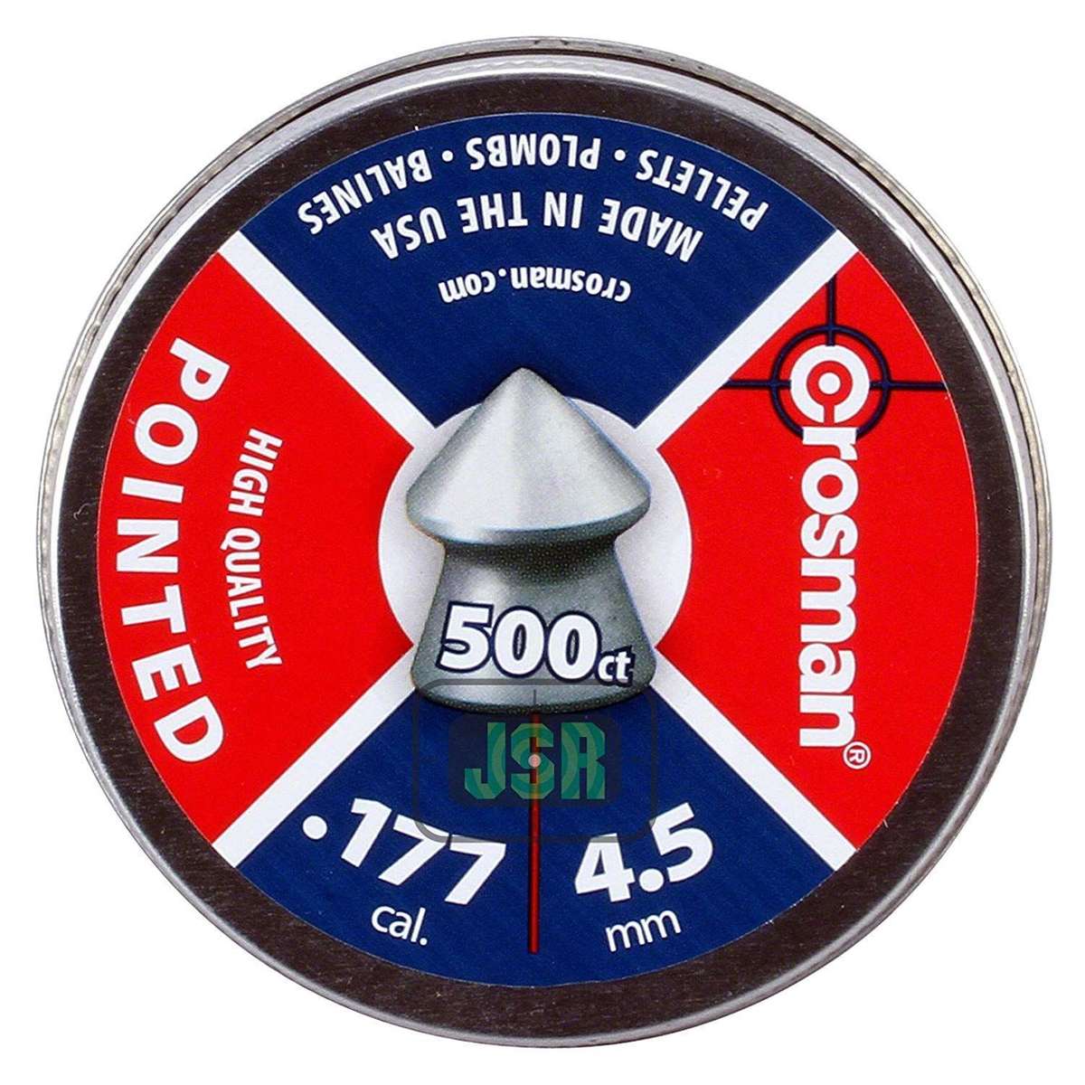 CROSMAN 4.5MM POINTED PELLETS- 500'S