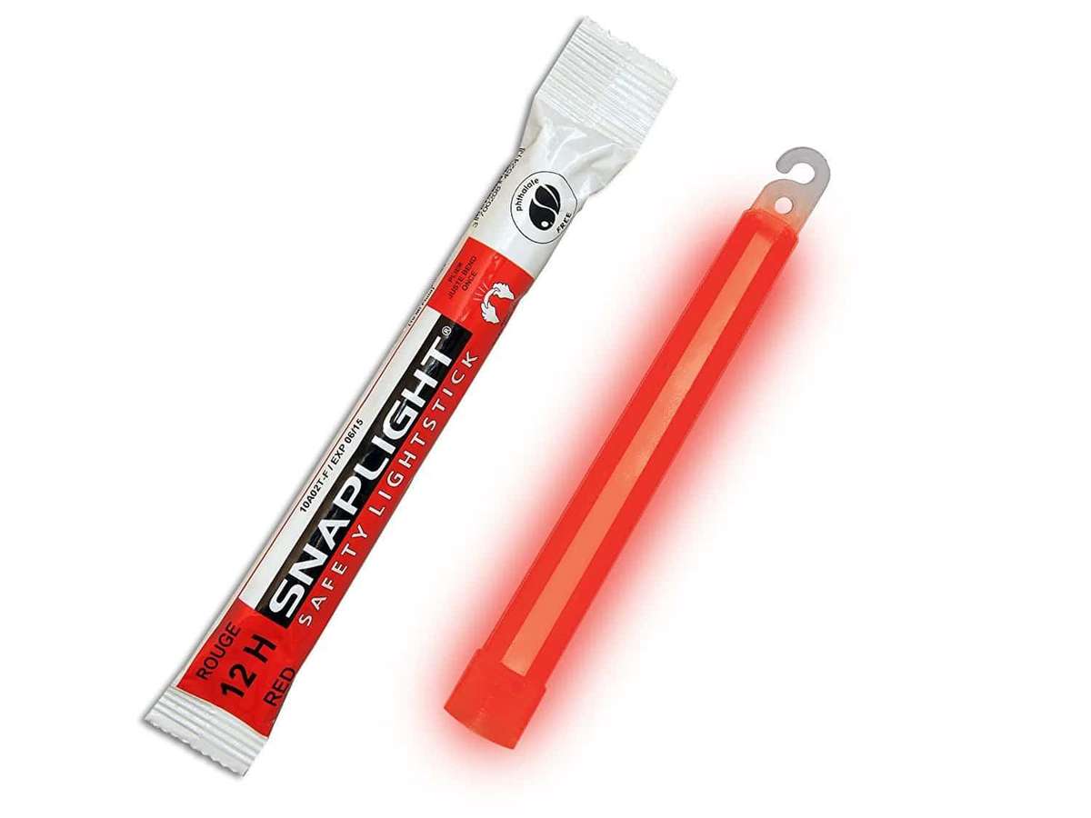 CYALUME SNAPLIGHT 6'' RED SAFETY LIGHT (12 HRS)