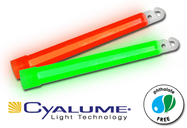 CYALUME SNAPLIGHT 6'' RED SAFETY LIGHT (12 HRS)