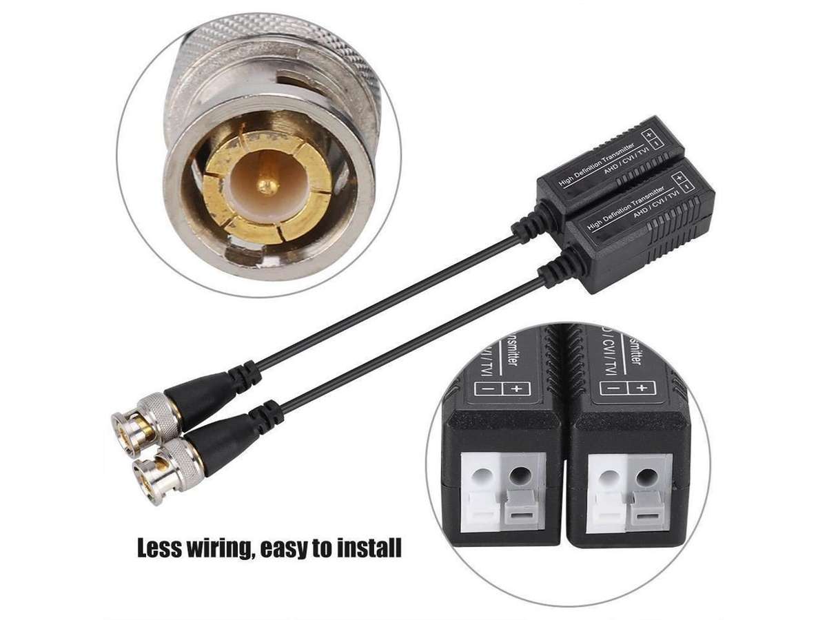 FULL HD VIDEO BALUN 300M CAT5/6 - PAIR