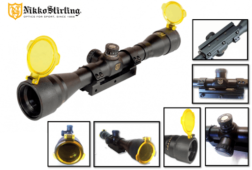 NIKKO STIRLING AIRKING 4X32 AO 1"" 3/8 MNT /HMD