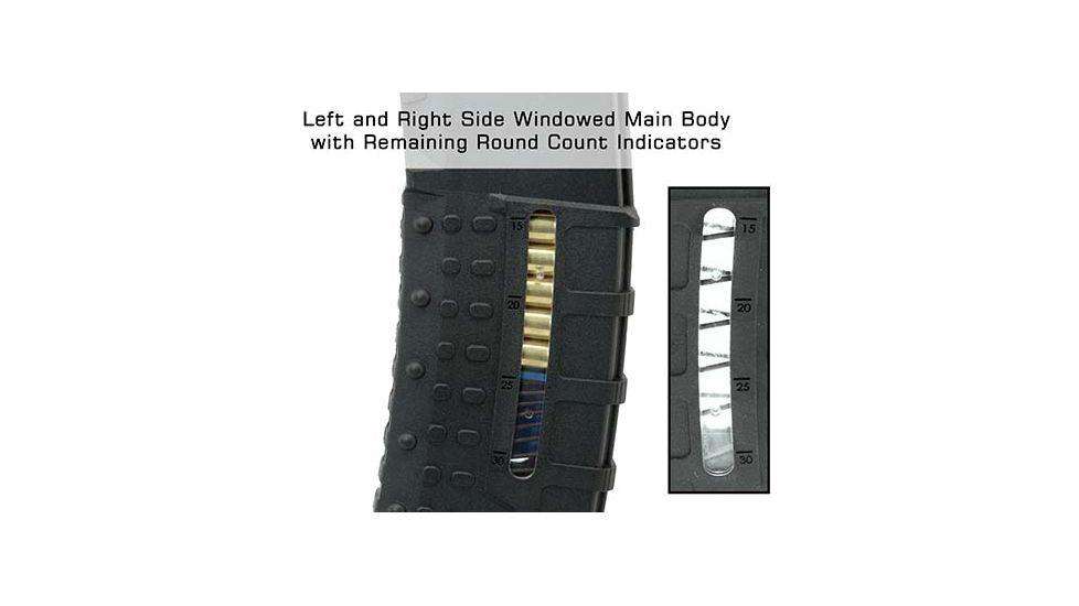 UTG AR-15 (5.56x45MM) 30 ROUND WINDOWED MAGAZINE